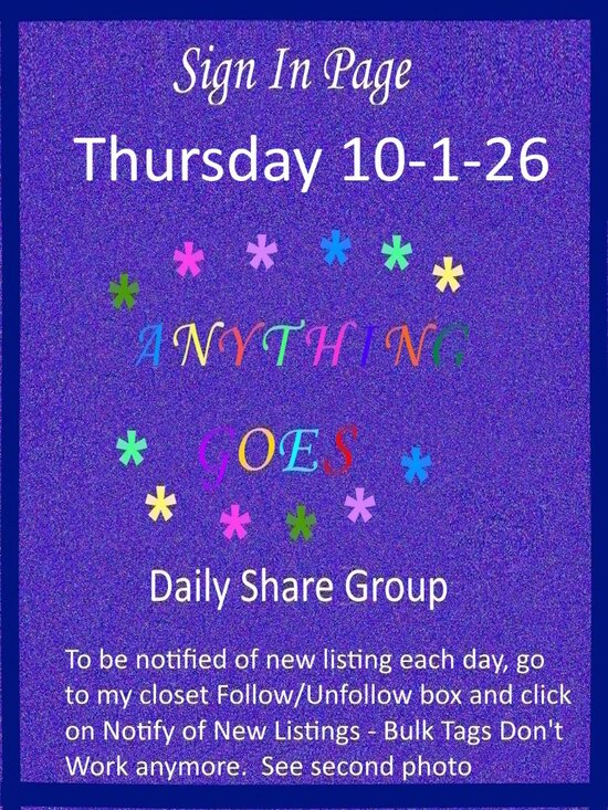 None Other - Thursday 10-1-26 Anything Goes Share Group - Part One Sign In Page